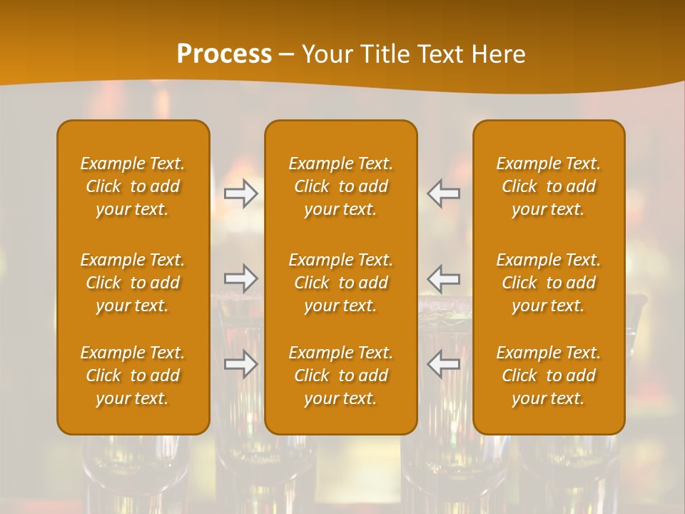 Stacks On The Bar PowerPoint Template