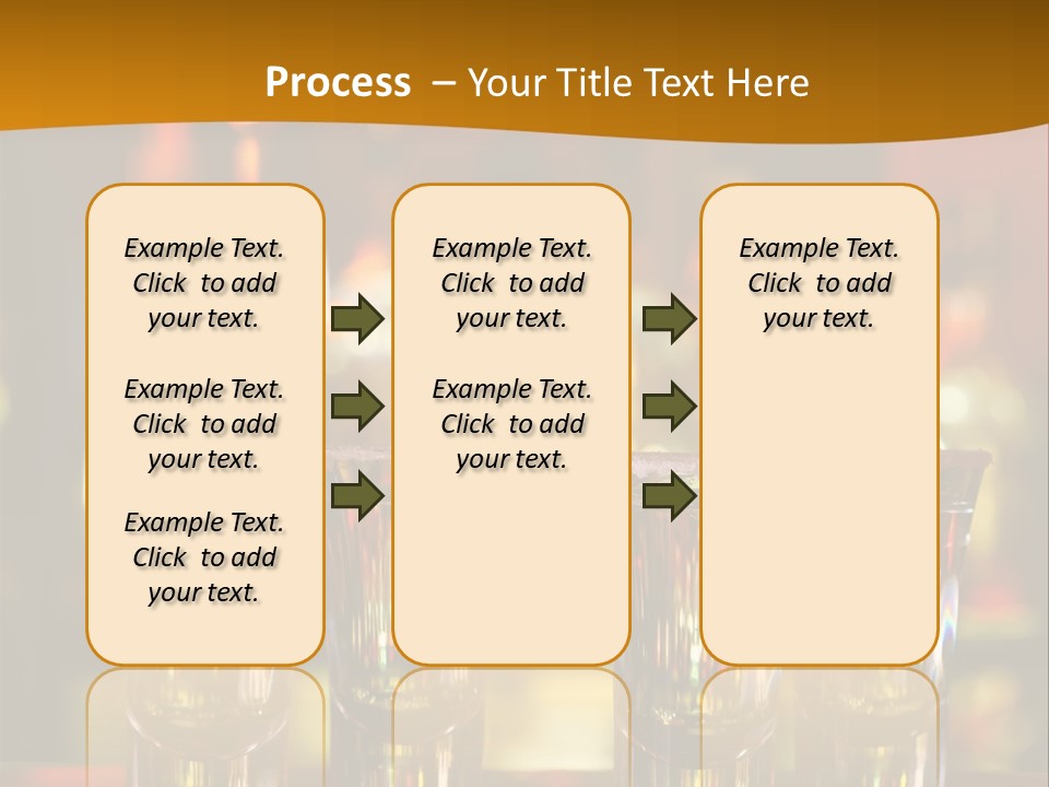 Stacks On The Bar PowerPoint Template