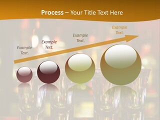Stacks On The Bar PowerPoint Template