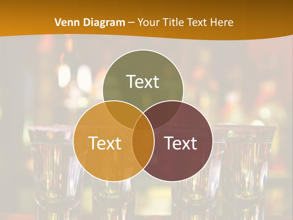 Stacks On The Bar PowerPoint Template
