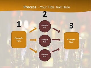 Stacks On The Bar PowerPoint Template