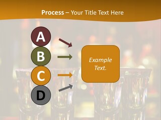 Stacks On The Bar PowerPoint Template