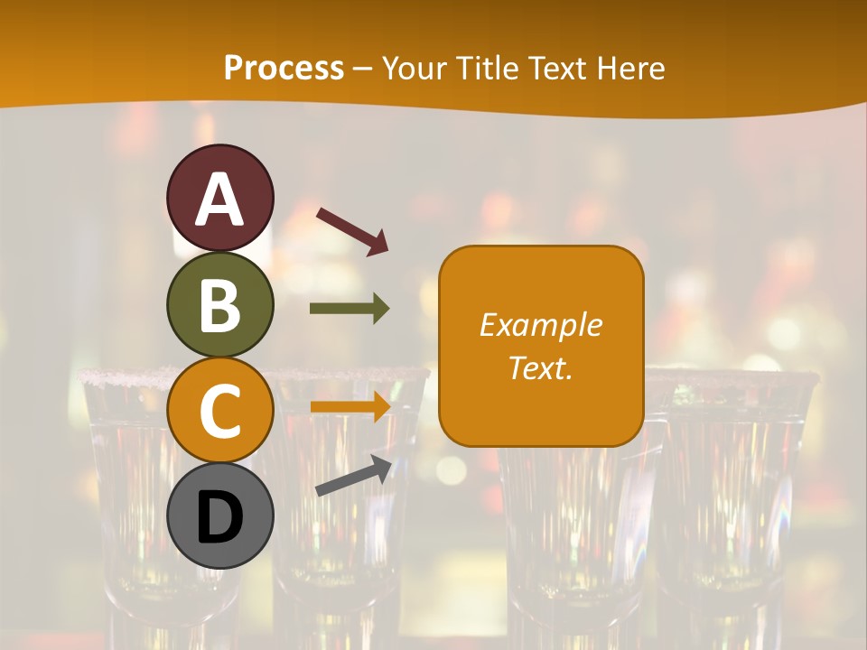 Stacks On The Bar PowerPoint Template