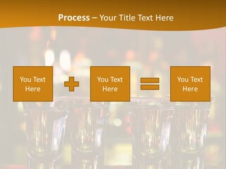 Stacks On The Bar PowerPoint Template