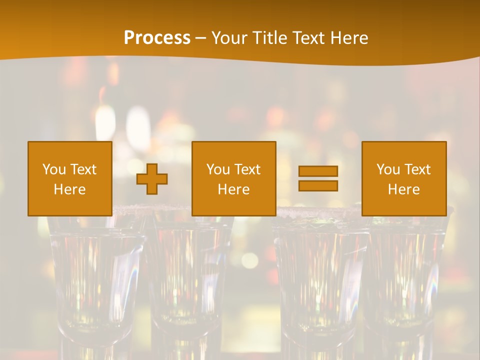 Stacks On The Bar PowerPoint Template