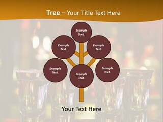 Stacks On The Bar PowerPoint Template