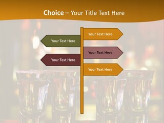 Stacks On The Bar PowerPoint Template