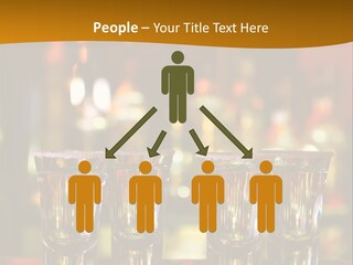 Stacks On The Bar PowerPoint Template
