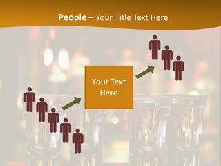 Stacks On The Bar PowerPoint Template