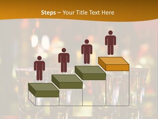 Stacks On The Bar PowerPoint Template