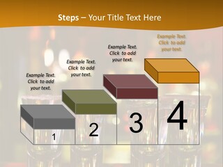 Stacks On The Bar PowerPoint Template