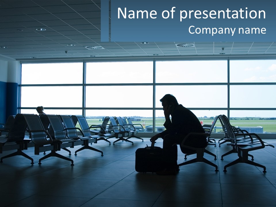 Waiting Hall PowerPoint Template