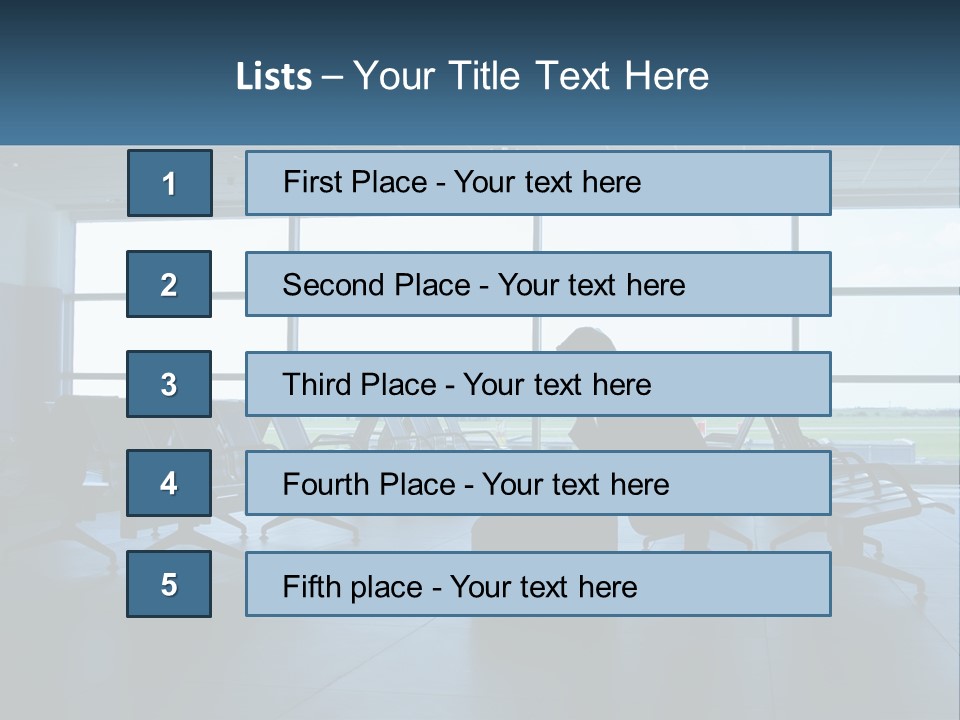 Waiting Hall PowerPoint Template