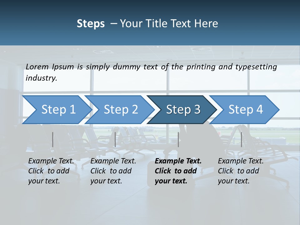 Waiting Hall PowerPoint Template