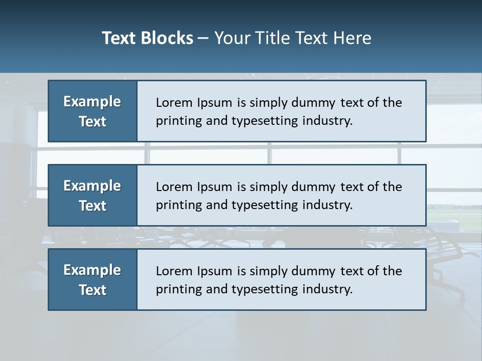 Waiting Hall PowerPoint Template