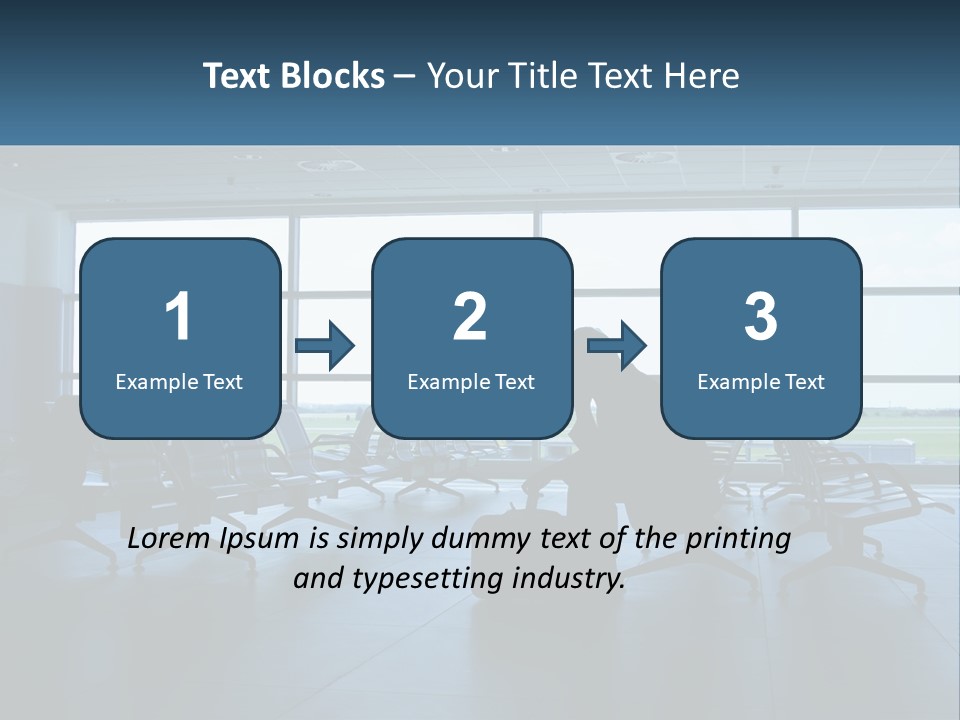 Waiting Hall PowerPoint Template