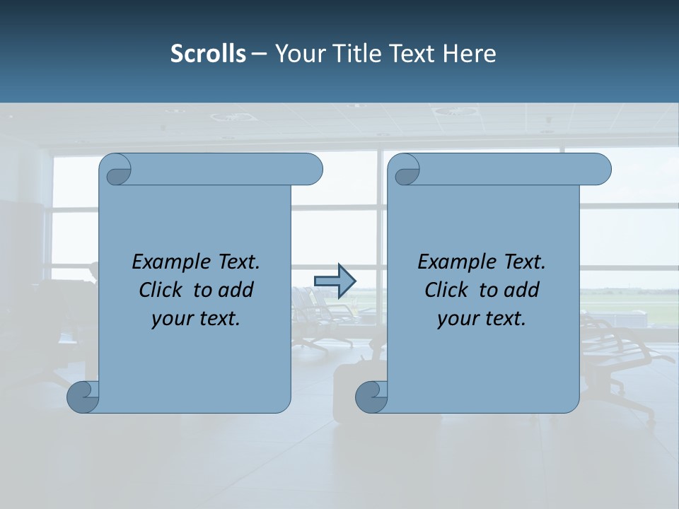 Waiting Hall PowerPoint Template
