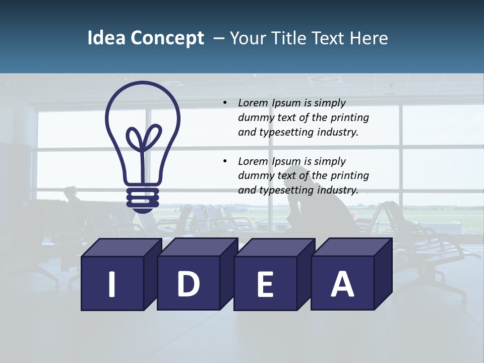 Waiting Hall PowerPoint Template