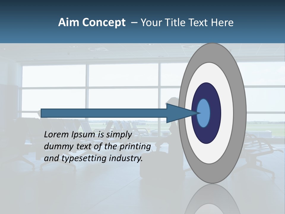 Waiting Hall PowerPoint Template