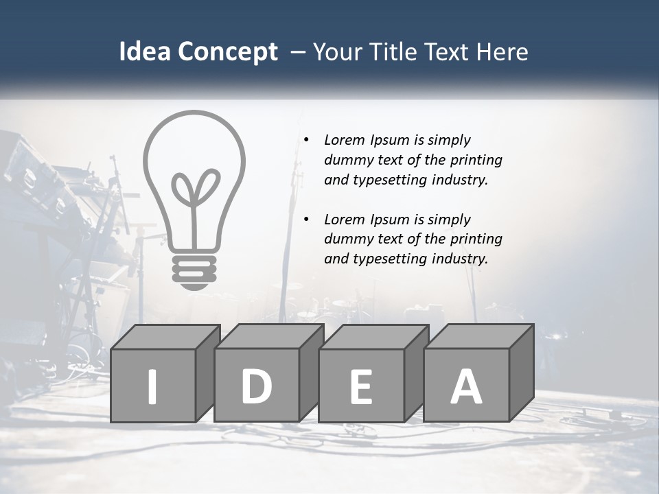 Microphone World Music Day PowerPoint Template