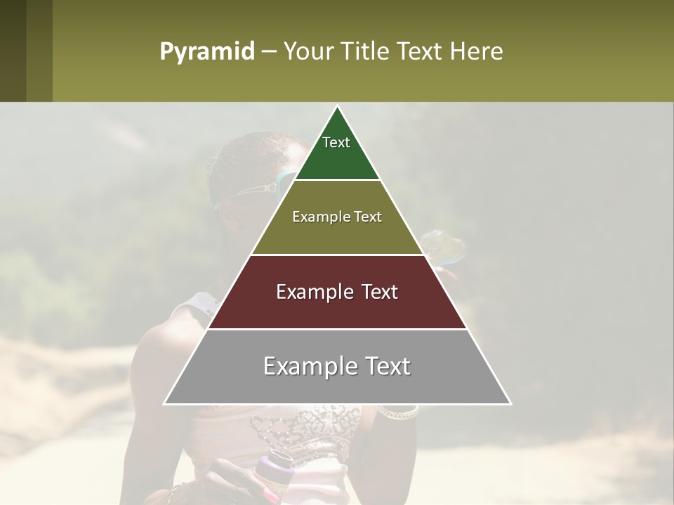 Girl Inflates Soap Bubbles PowerPoint Template