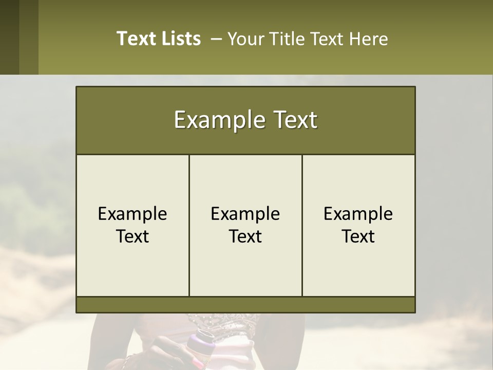 Girl Inflates Soap Bubbles PowerPoint Template