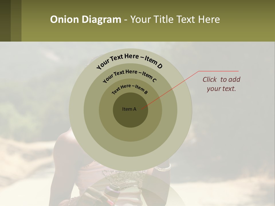 Girl Inflates Soap Bubbles PowerPoint Template