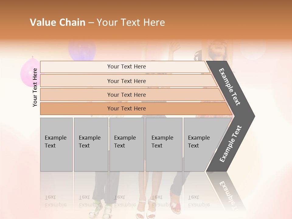 The Children Are Happy PowerPoint Template