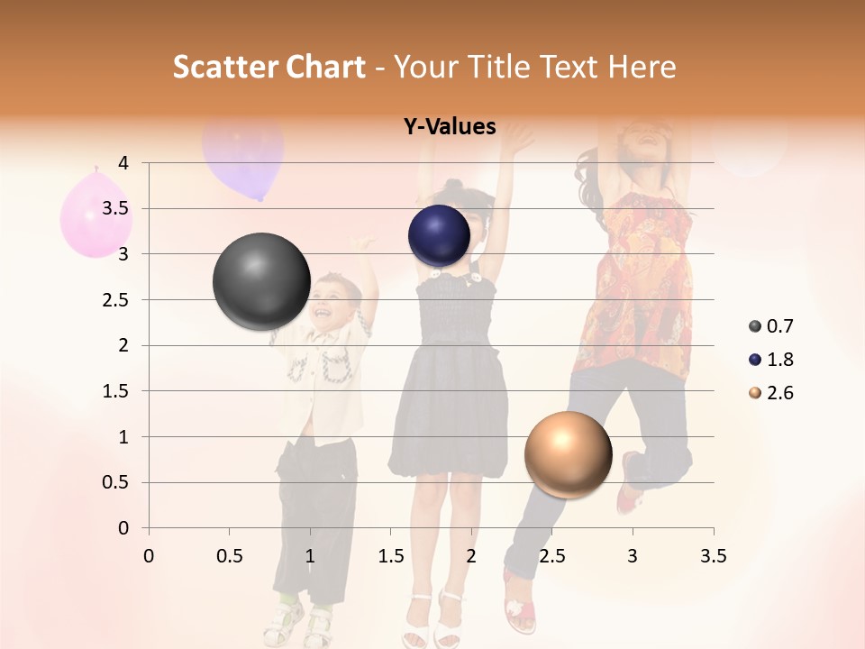 The Children Are Happy PowerPoint Template