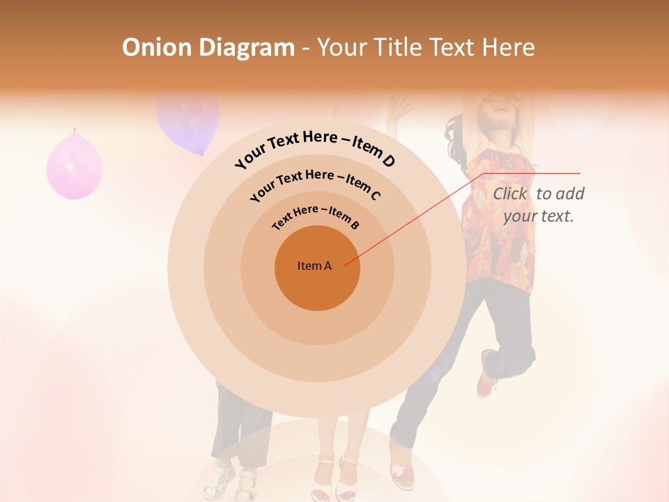 The Children Are Happy PowerPoint Template