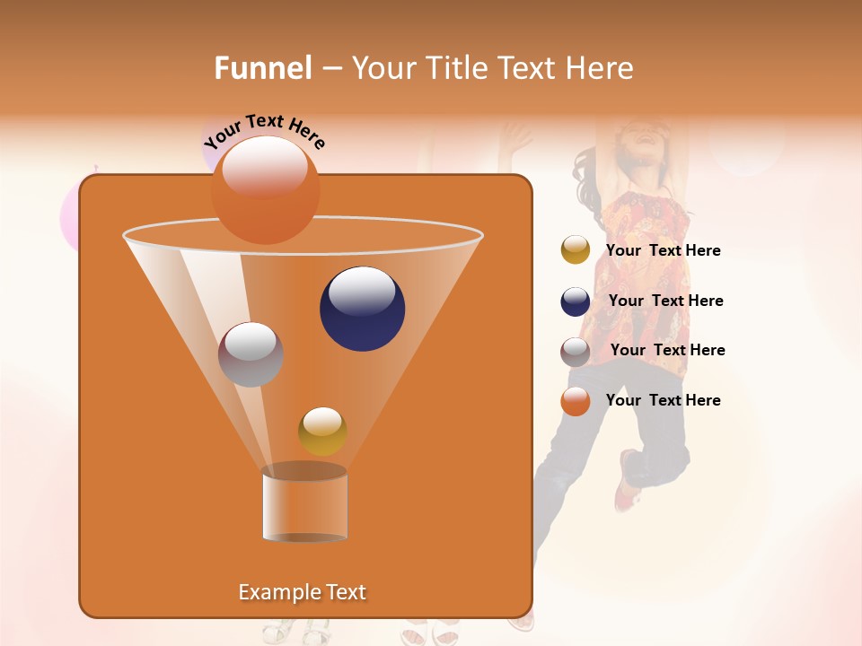 The Children Are Happy PowerPoint Template