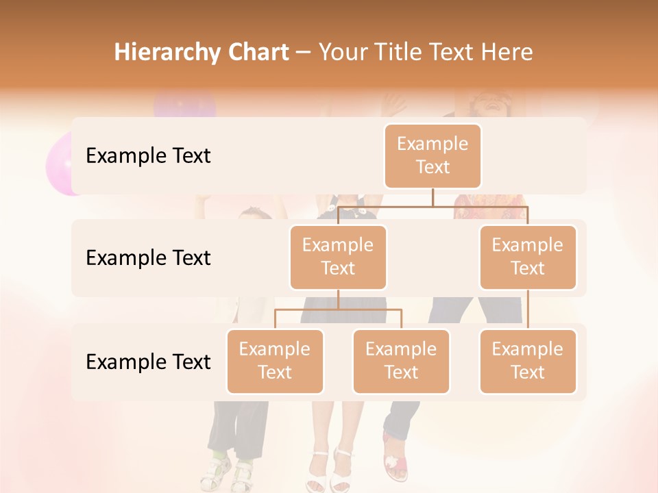 The Children Are Happy PowerPoint Template