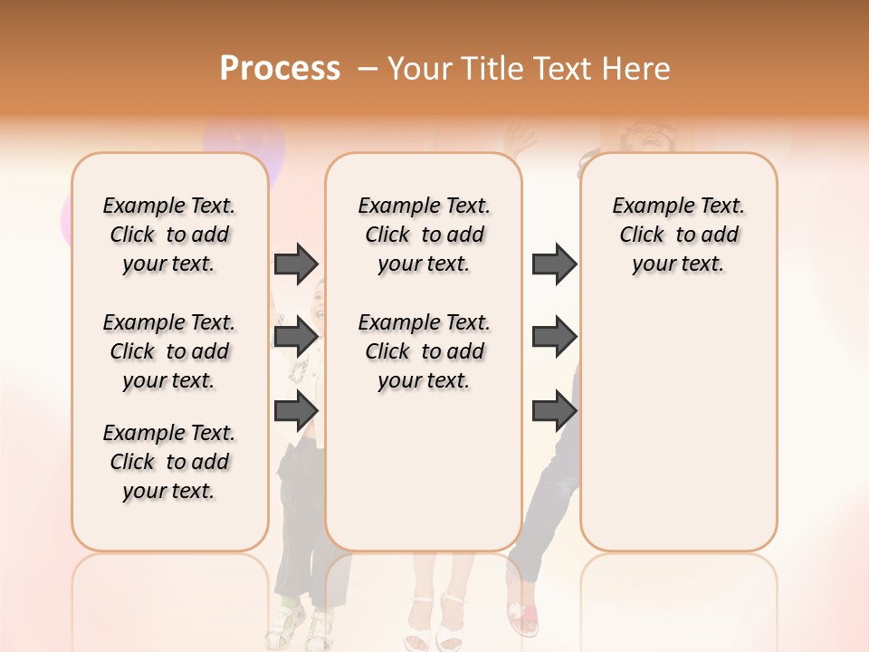 The Children Are Happy PowerPoint Template
