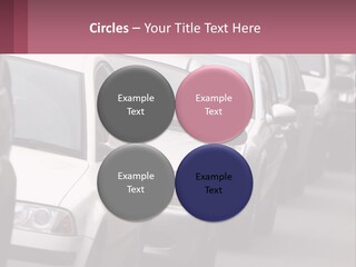Traffic Jam From The Car PowerPoint Template