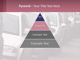 Traffic Jam From The Car PowerPoint Template
