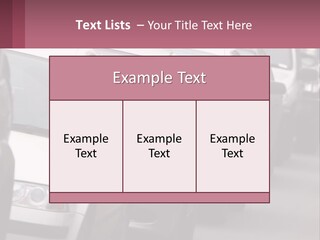 Traffic Jam From The Car PowerPoint Template