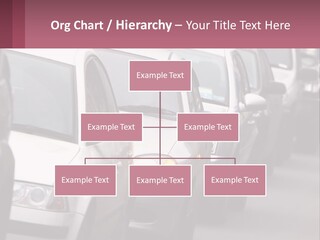 Traffic Jam From The Car PowerPoint Template