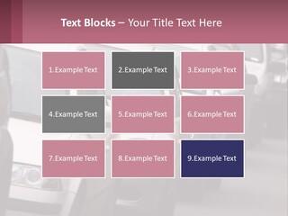 Traffic Jam From The Car PowerPoint Template
