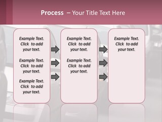 Traffic Jam From The Car PowerPoint Template