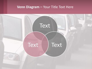 Traffic Jam From The Car PowerPoint Template