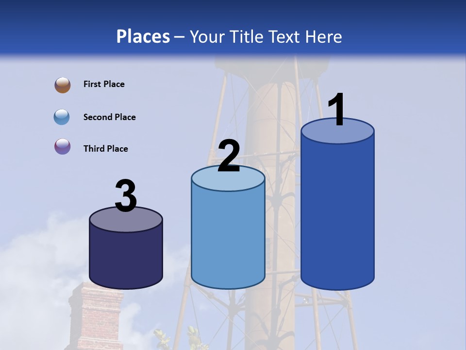 Water Tower PowerPoint Template
