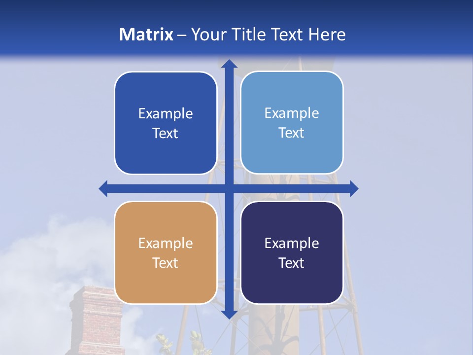 Water Tower PowerPoint Template