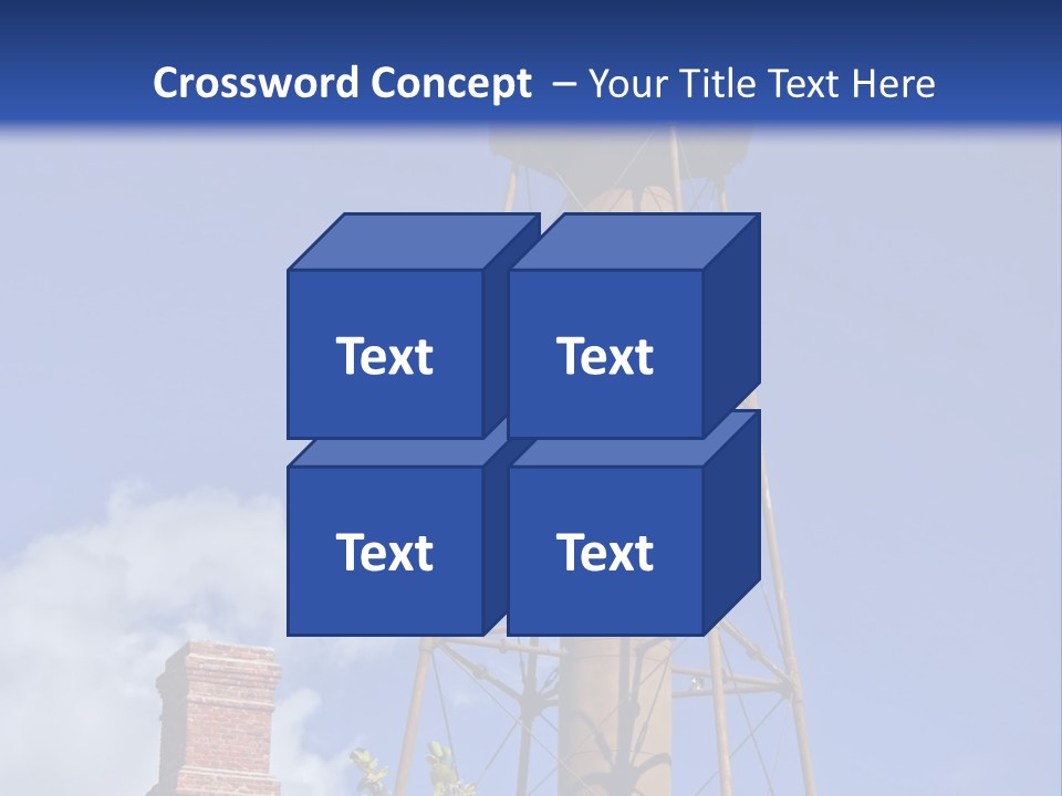 Water Tower PowerPoint Template