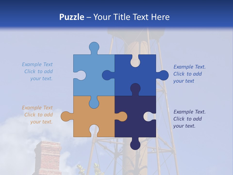 Water Tower PowerPoint Template
