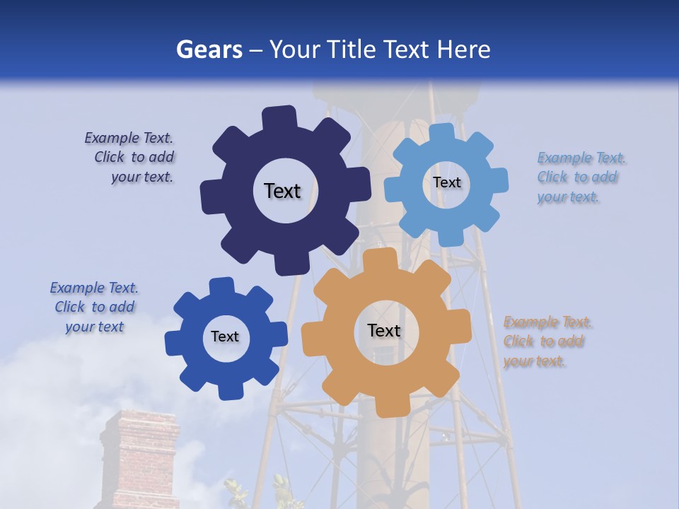 Water Tower PowerPoint Template