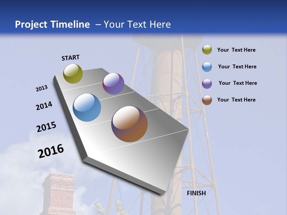 Water Tower PowerPoint Template