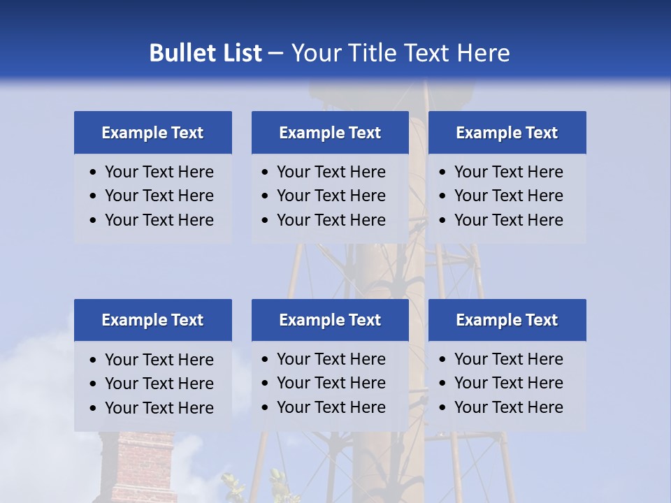 Water Tower PowerPoint Template
