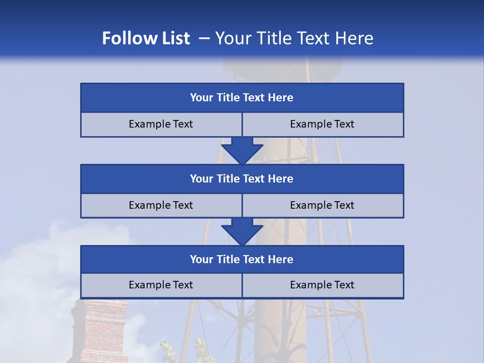 Water Tower PowerPoint Template