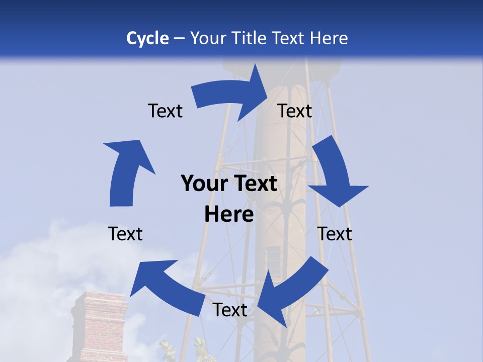 Water Tower PowerPoint Template
