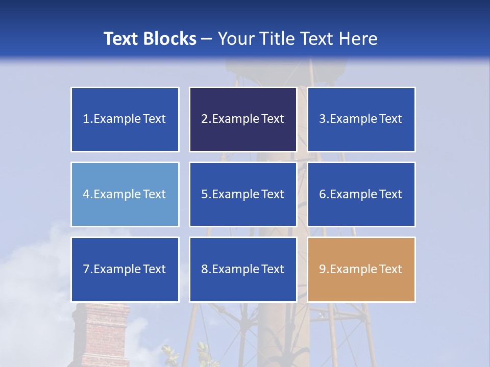 Water Tower PowerPoint Template